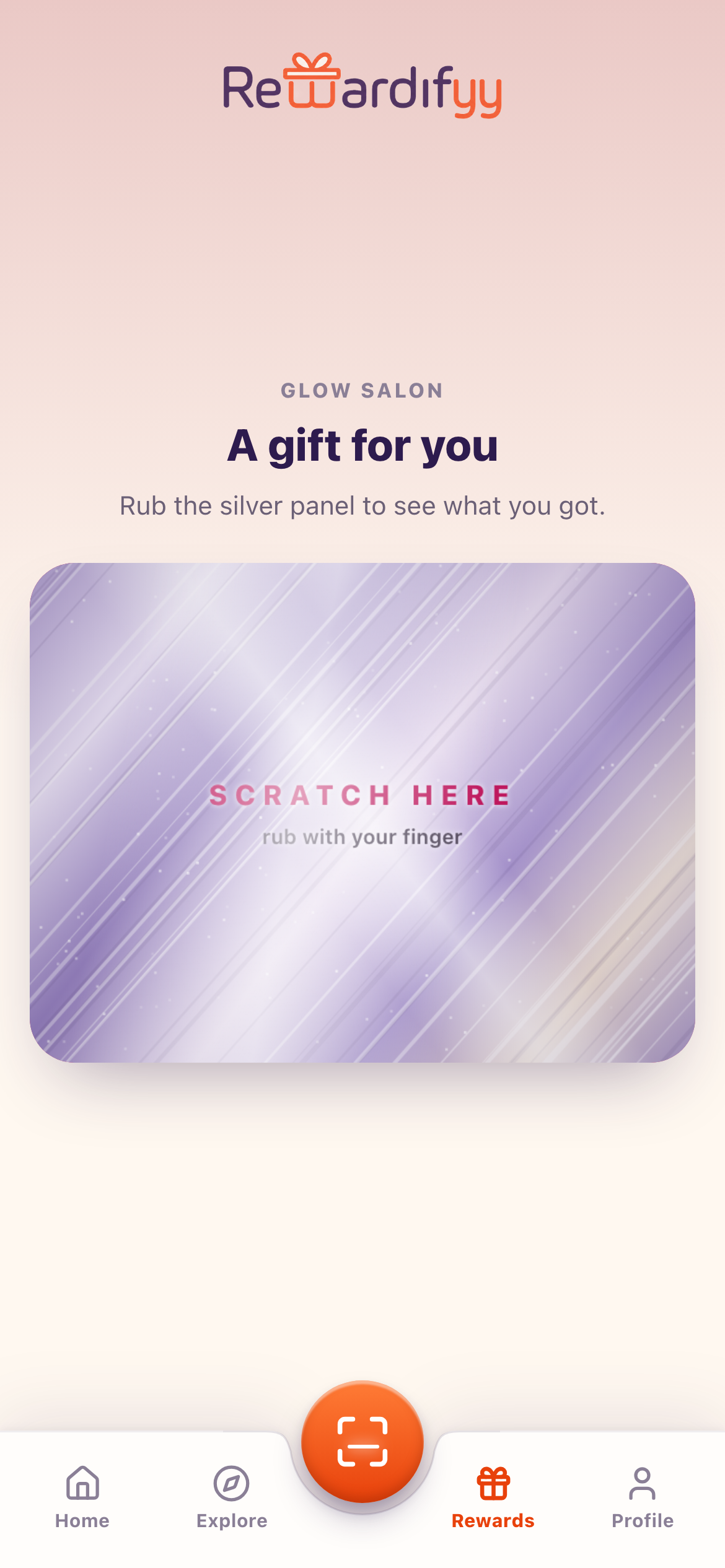 A scratch card on the way